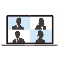 virtual meeting clipart